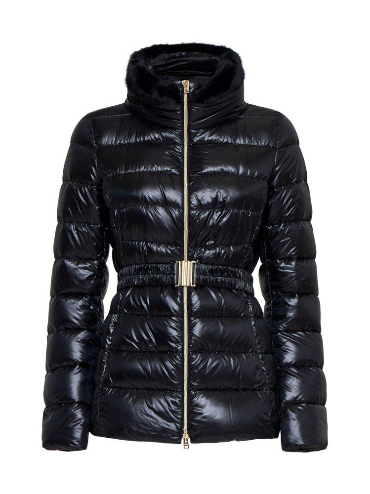 Herno Herno High Neck Belted Puffer Jacket