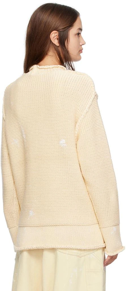R13 Off-White Rolled Edge Sweater 3