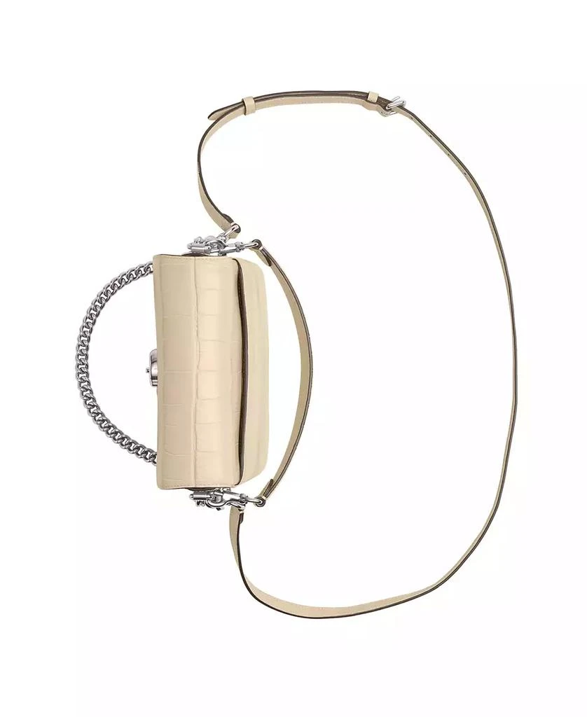 Coach Cassie 19 Croc Embossed Leather Mini Crossbody 5
