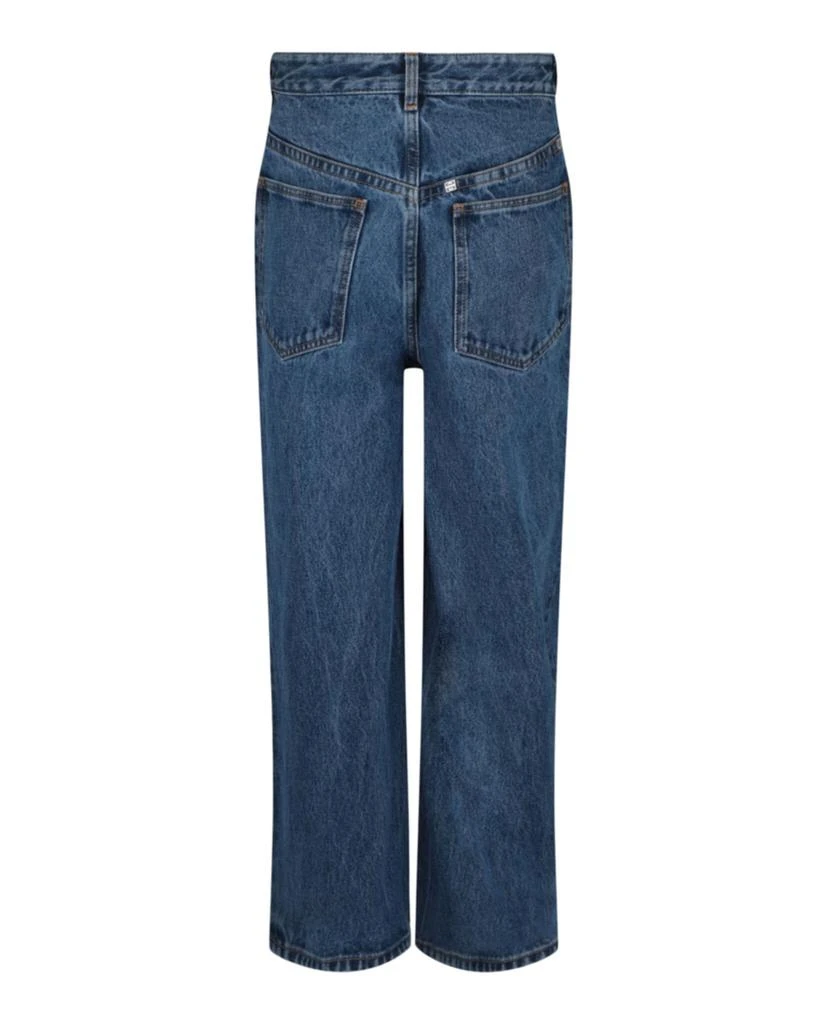 Givenchy Low Crotch Wide-Leg Jeans 2