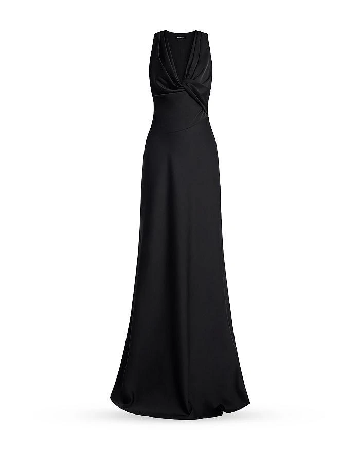 BCBG BCBG Cowl Neck Halter Gown 7
