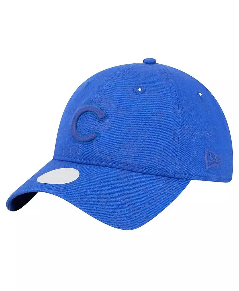New Era Women's Royal Chicago Cubs Tonal Floral 9TWENTY Adjustable Hat 1