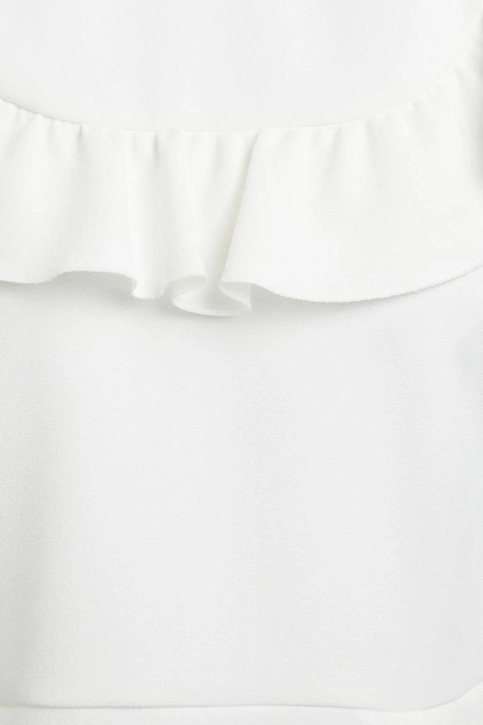RED Valentino Ruffled crepe mini dress 4