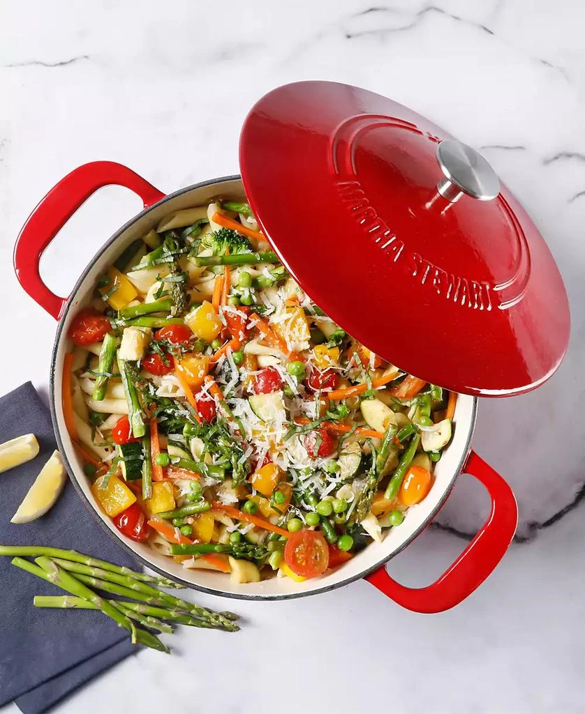 Martha Stewart Gatwick Enamel Cast Iron 7 Quart Dutch Oven 2