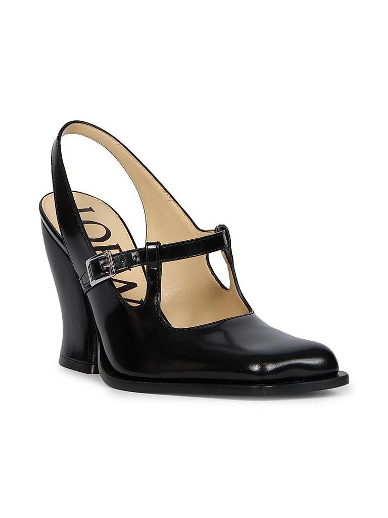 Loewe Onda Leather Slingback Pumps 2