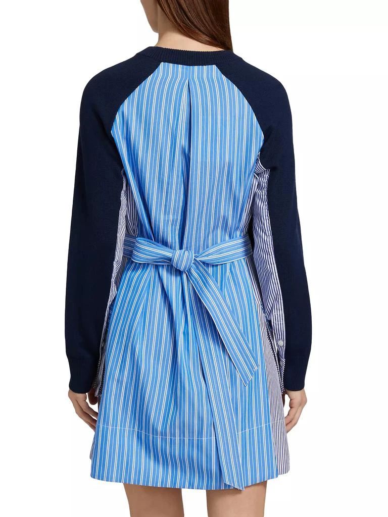 Tanya Taylor Lorraine Merino Wool &amp; Cotton Combo Dress 5