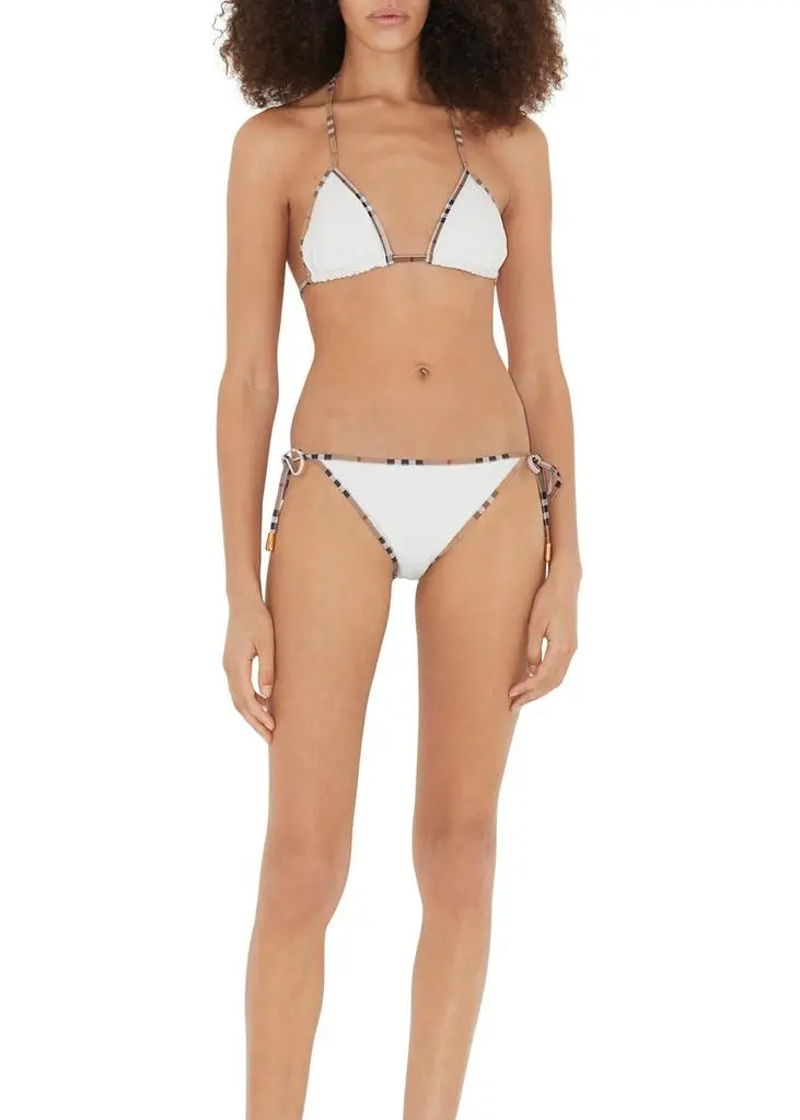 Burberry Check trim bikini 10