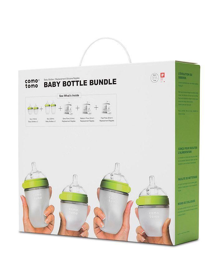 Comotomo Baby Bottle Bundle, 7-Piece Set