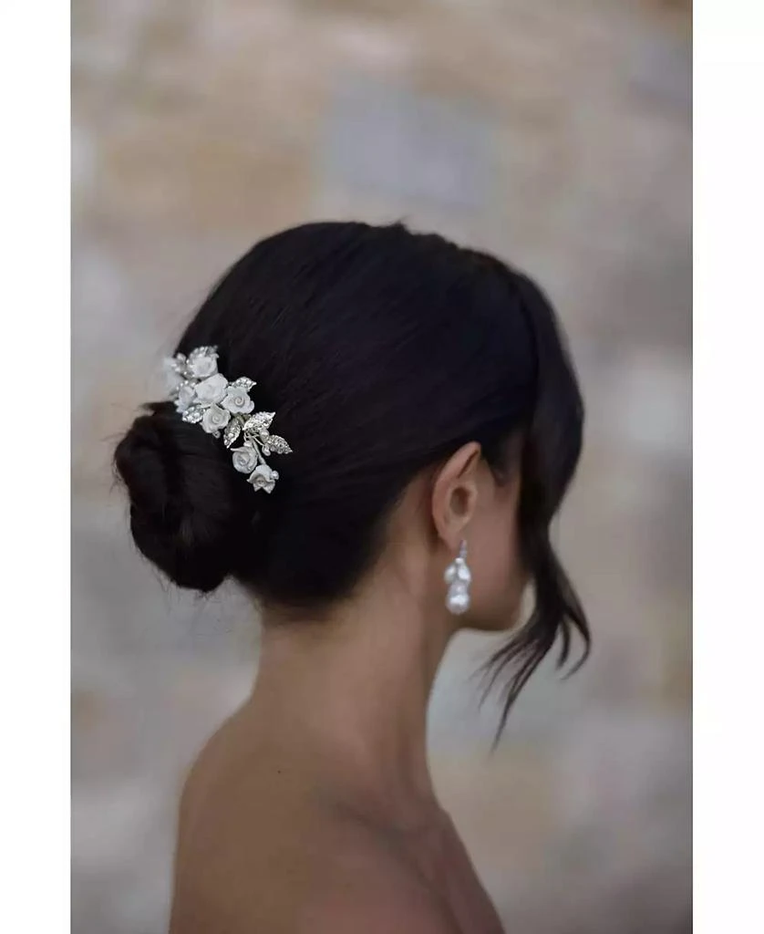 Untamed Petals Victoria Crystal Floral Comb 3