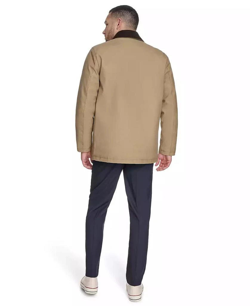 Tommy Hilfiger Men's Cotton Barn Coat with Corduroy Collar 6