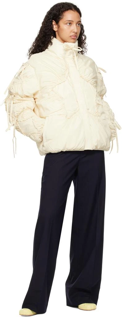 Sandy Liang Off-White Etoile Puffer Jacket 4