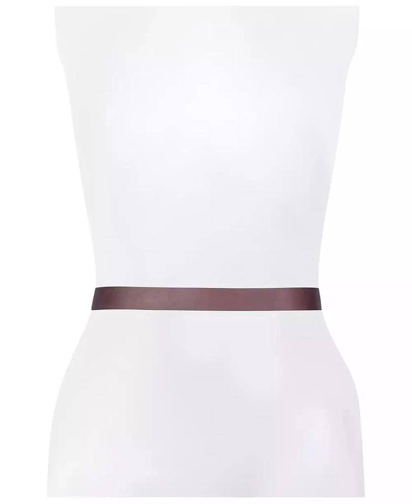 Frye Women's Covered Buckle Leather Lacing Belt 5