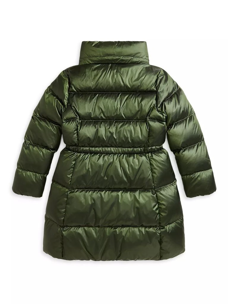 Ralph Lauren Little Girl's & Girl's Puffer Down Hooded Jacket 4