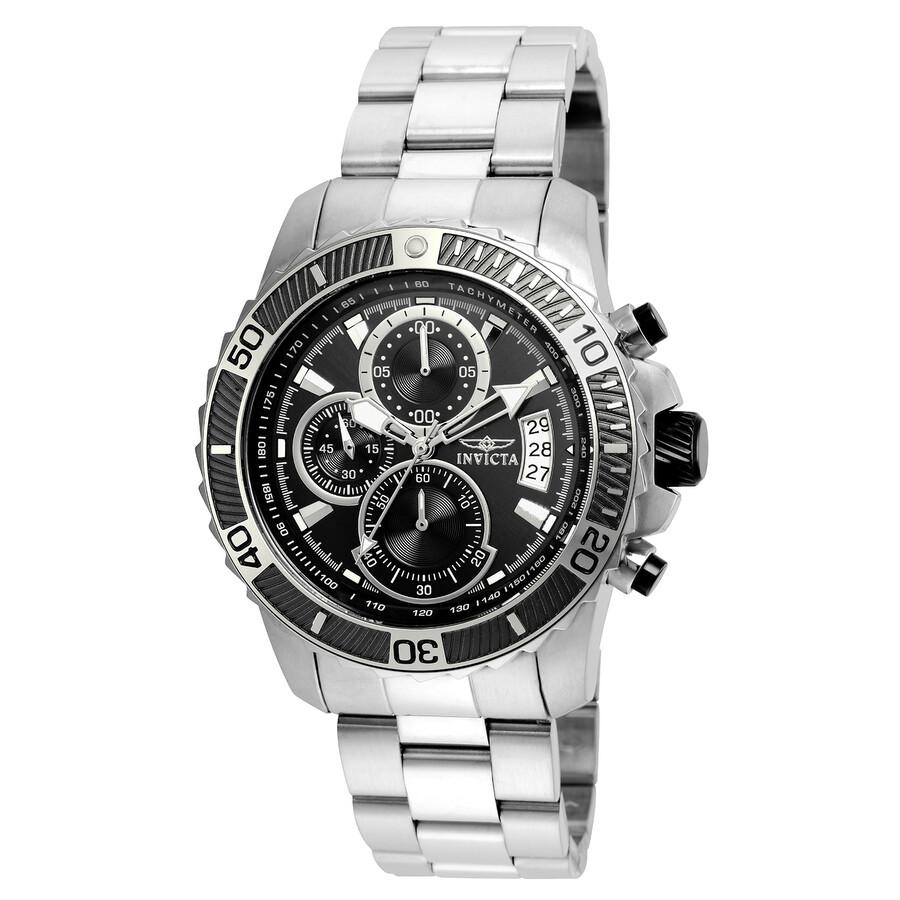 Invicta Pro Diver Chronograph Black Dial Men's Watch 22412