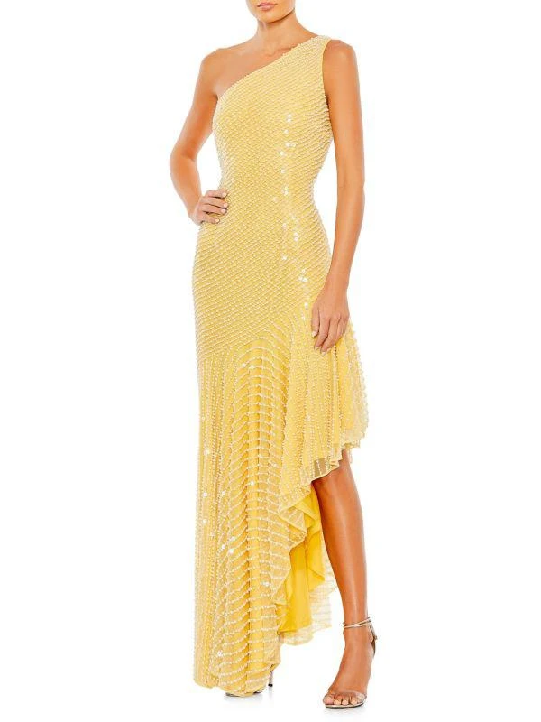 Mac Duggal ​One Shoulder Asymmetric Dress 1