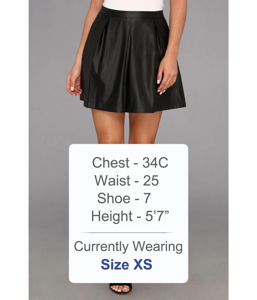 Tart Evangeline Faux Leather Skirt 5