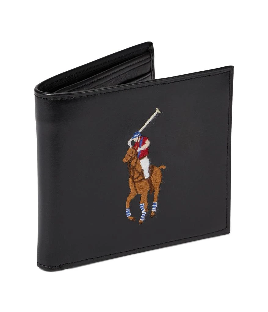 Polo Ralph Lauren Big Pony Leather Billfold Wallet 1