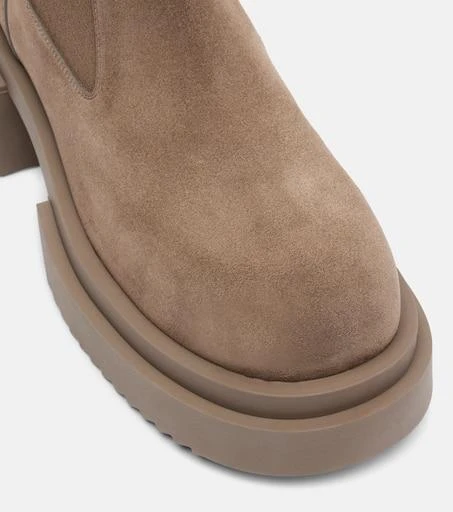 Rick Owens Beatle suede platform Chelsea boots 5