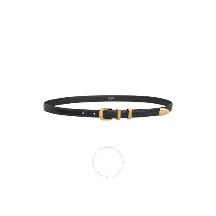 Celine Small Western Belt - Black