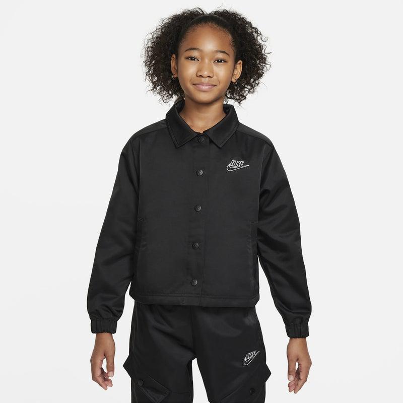 Kids black nike coat on sale