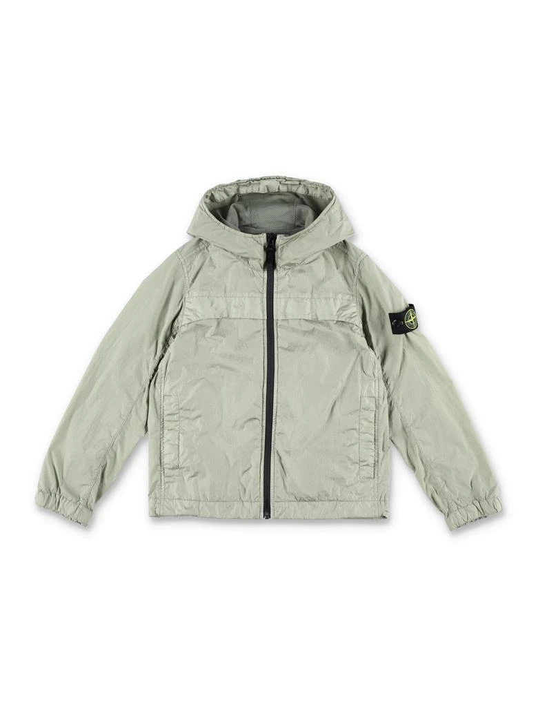 Stone Island Junior Stone Island Junior Compass-Badge Hooded Jacket