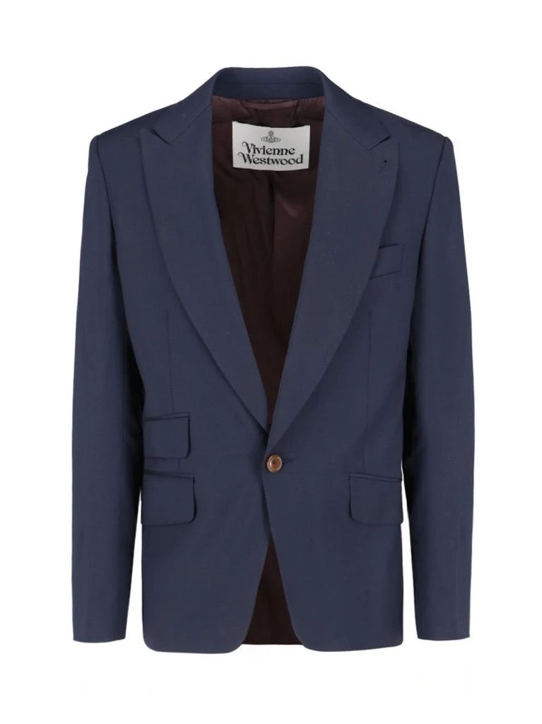 Vivienne Westwood Virgin 'One Button' Blazer – Navy 1