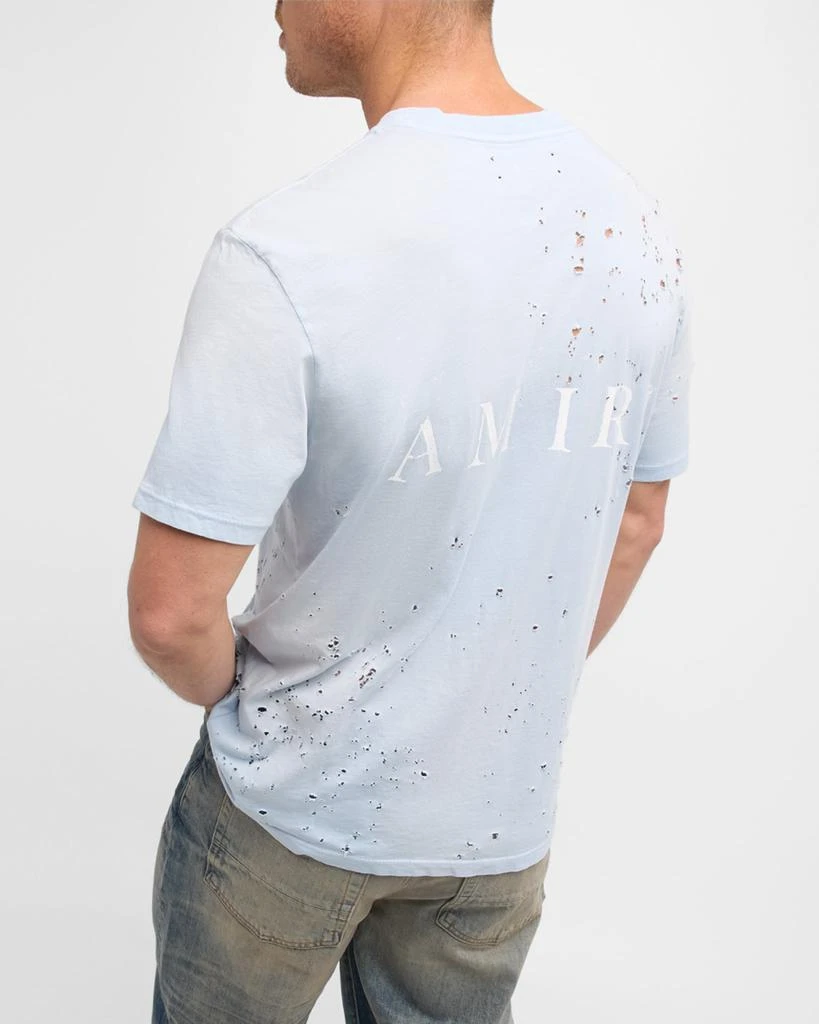 AMIRI Men's Washed Distressed T-Shirt 7