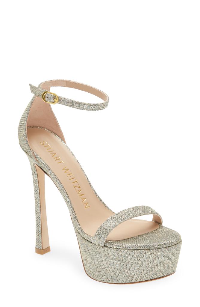 Stuart Weitzman Nudistcurve Hollywood Platform Sandal