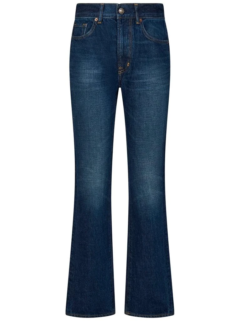 Tom Ford Tom Ford Logo Patch Straight-Leg Jeans 1