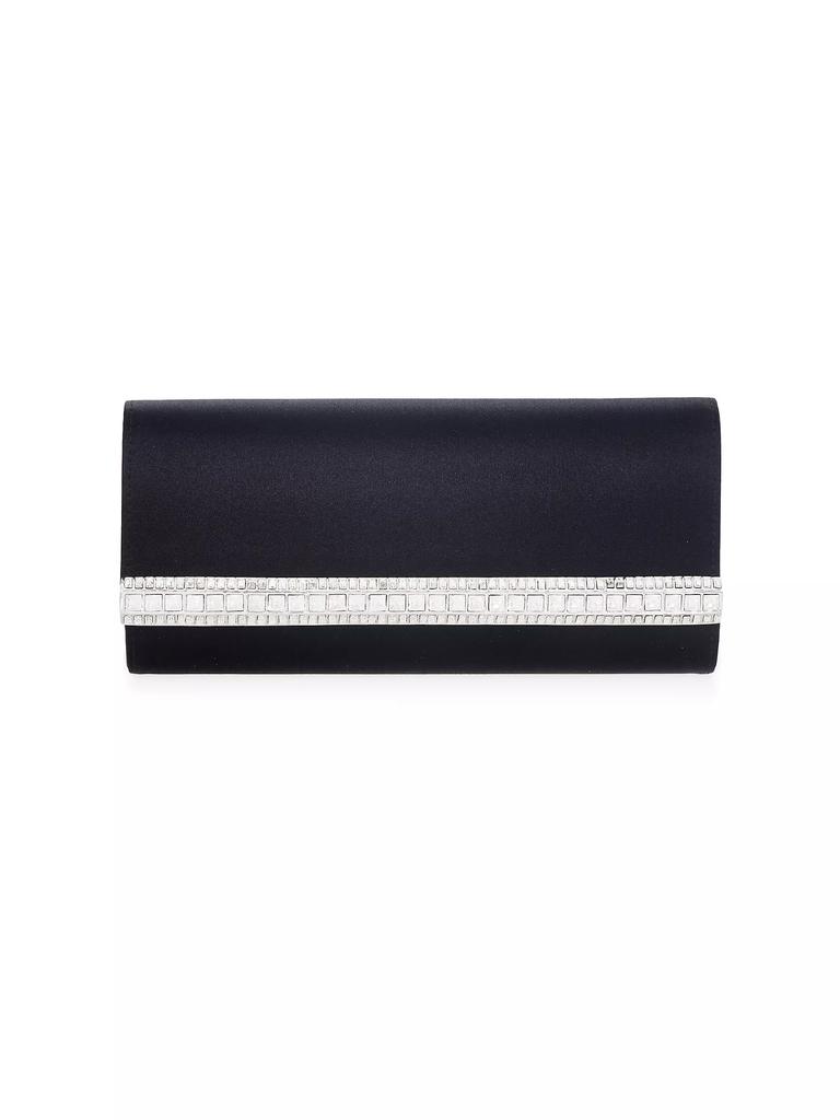 Judith Leiber Perry Satin & Crystal Clutch