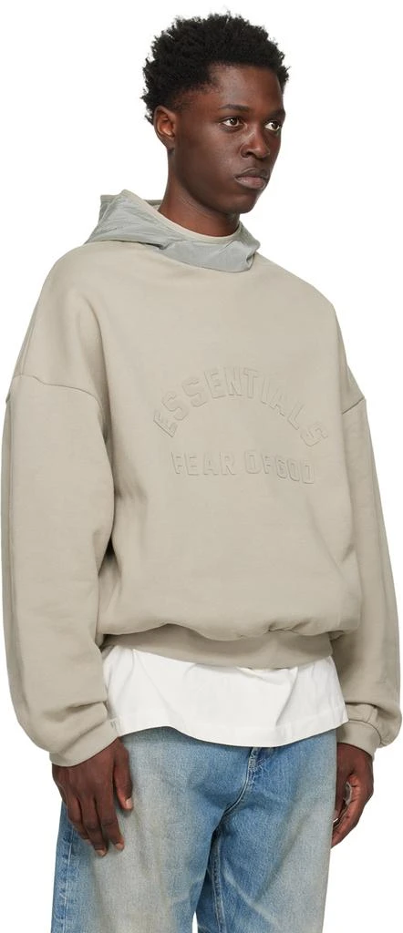 Fear of God ESSENTIALS Gray Bonded Hoodie 2