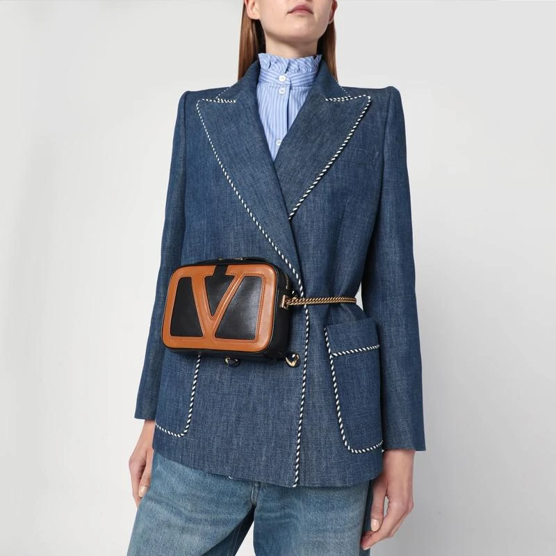 Valentino Viva Superstar chain belt bag black/spice 2