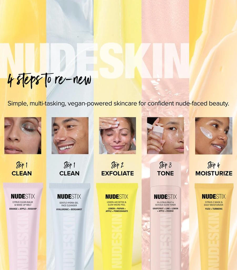 NUDESTIX 3-Step Citrus Skin Renewal Set for Sensitive Skin 10