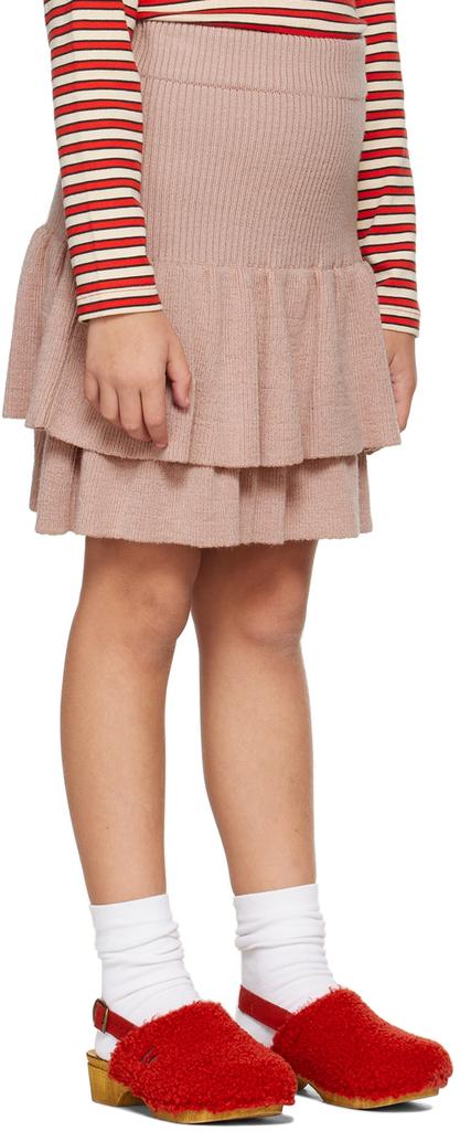 Misha 
Puff Kids Pink Block Party Skirt