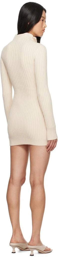 GUIZIO Off-White Nell Zip Up Minidress 3