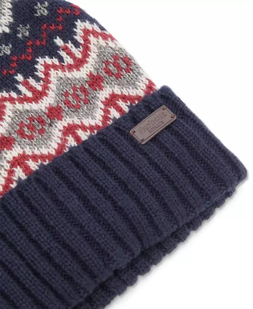 Barbour Men's Case Fair Isle Pom-Pom Beanie 2