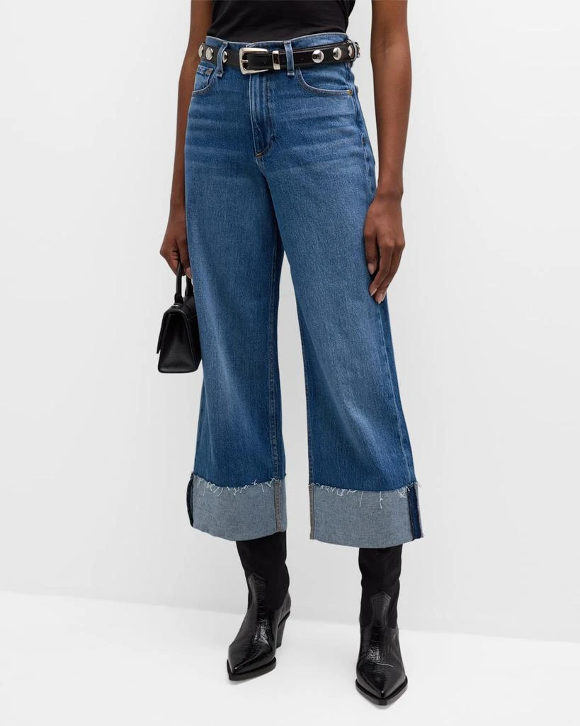 Rag & Bone Andi Wide-Leg Cuffed Jeans 2