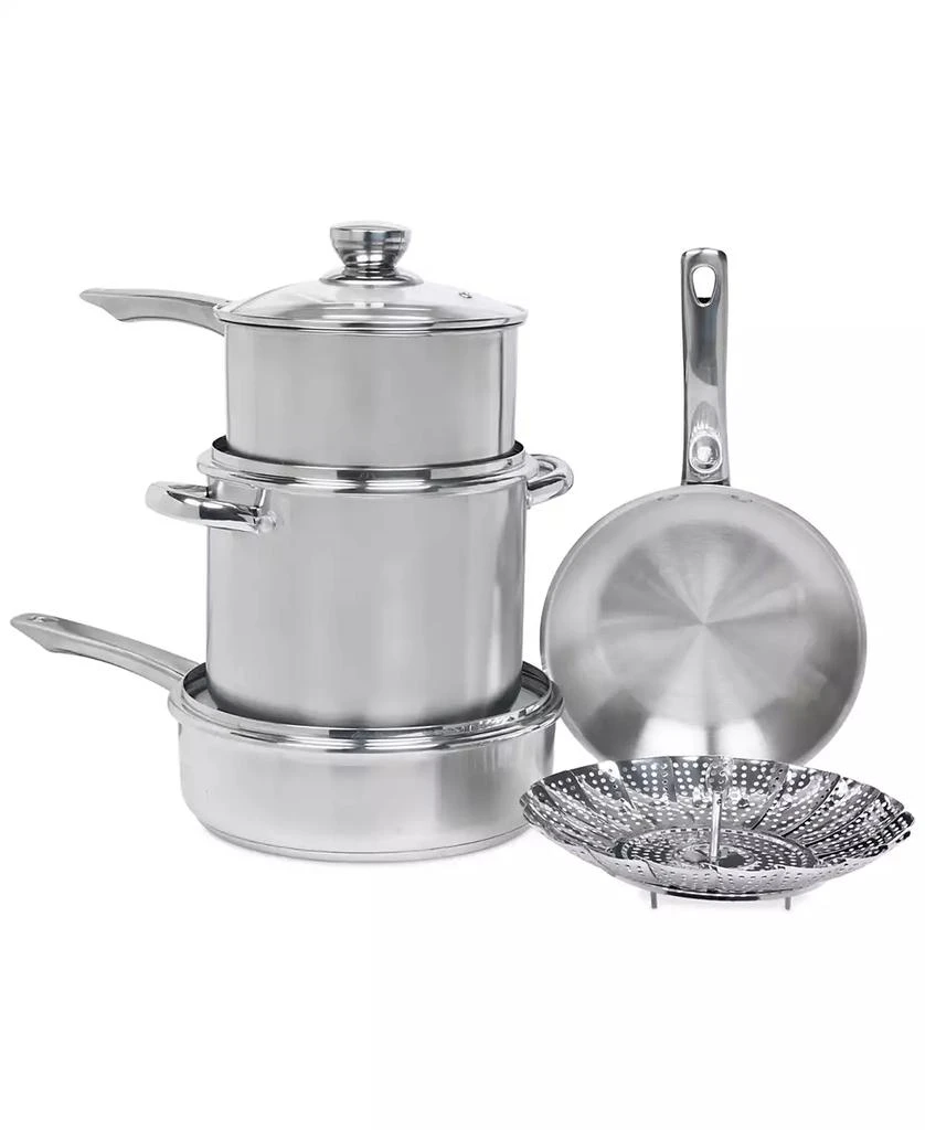 Sedona Kitchen Stainless Steel 8-Pc. Cookware Set 2