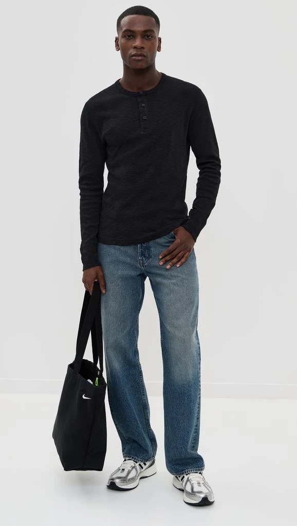 REIGNING CHAMP 1x1 Slub Slim Henley 4