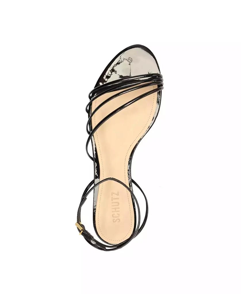 Schutz Women's Inez3 Round Toe Flat Sandals 4