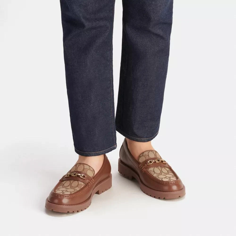 Coach Brooks Loafer In Signature Jacquard 5