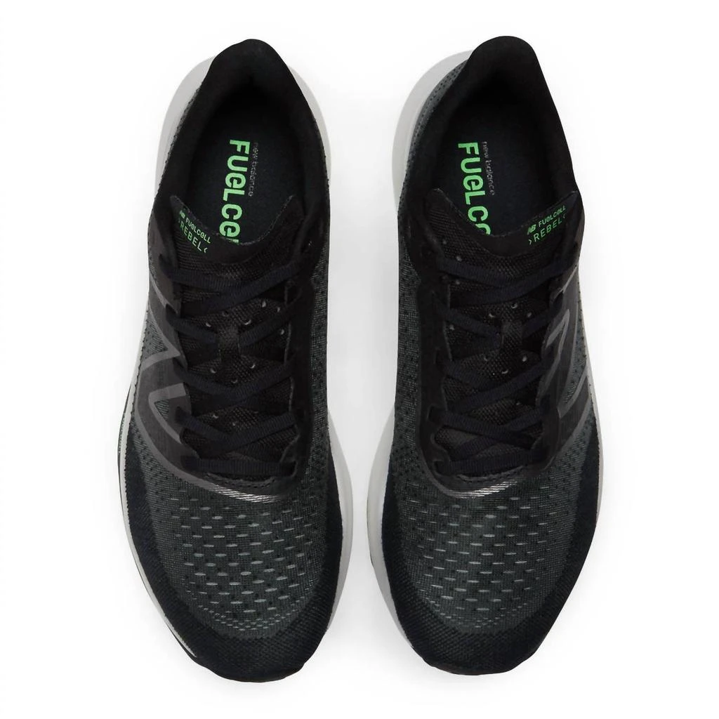 New Balance Men's Fuelcell Rebel V3 Running Shoes In Black 5