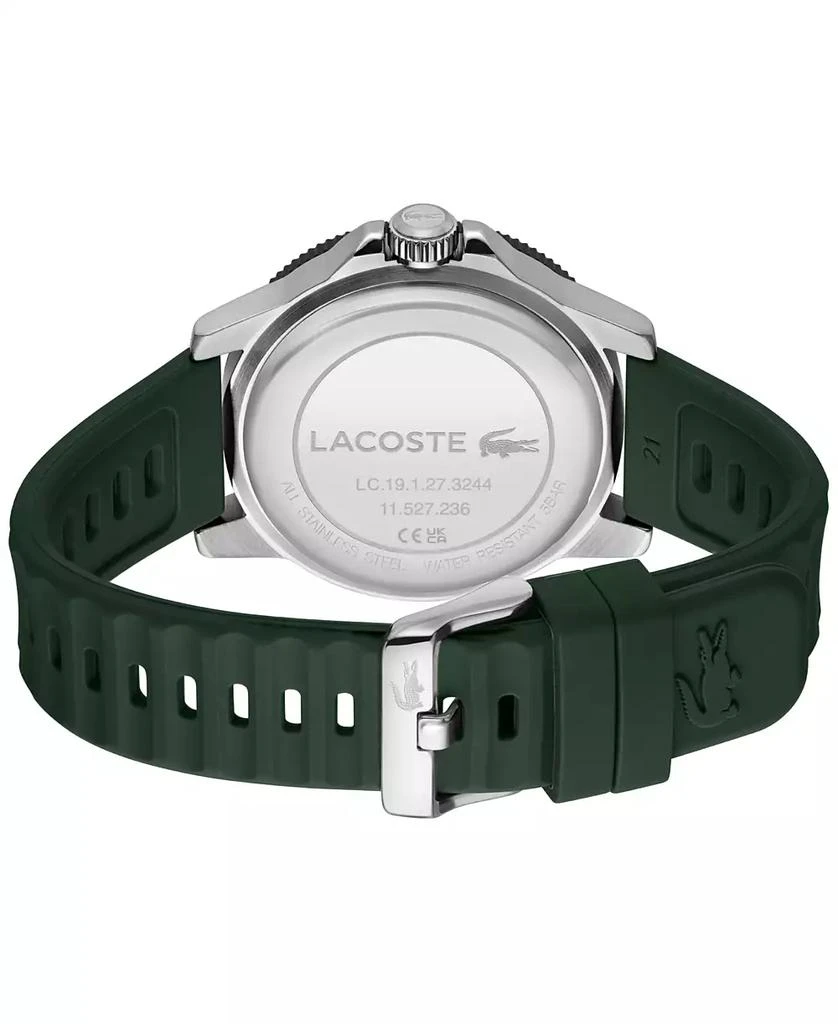 Lacoste Men's Highkey Khaki Silicone Strap Watch 43mm 3