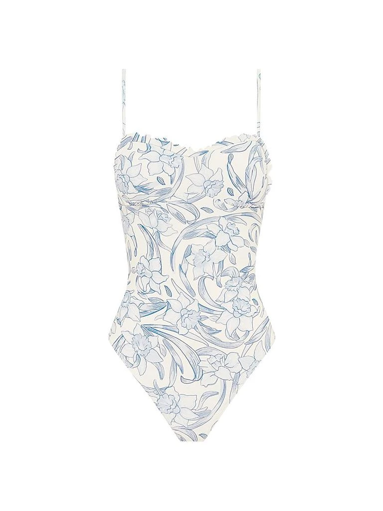 Peony Sonnet One-Piece Swimsuit 1
