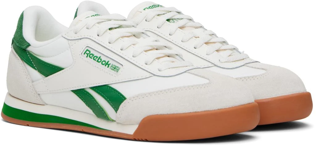 Reebok White & Green Campio XT Sneakers 4