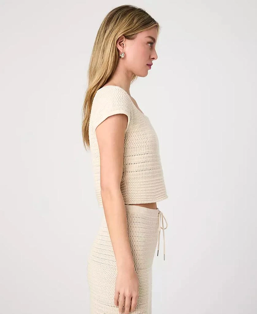 French Connection Women's Nellis Cotton Collage Short Sleeve Top 3