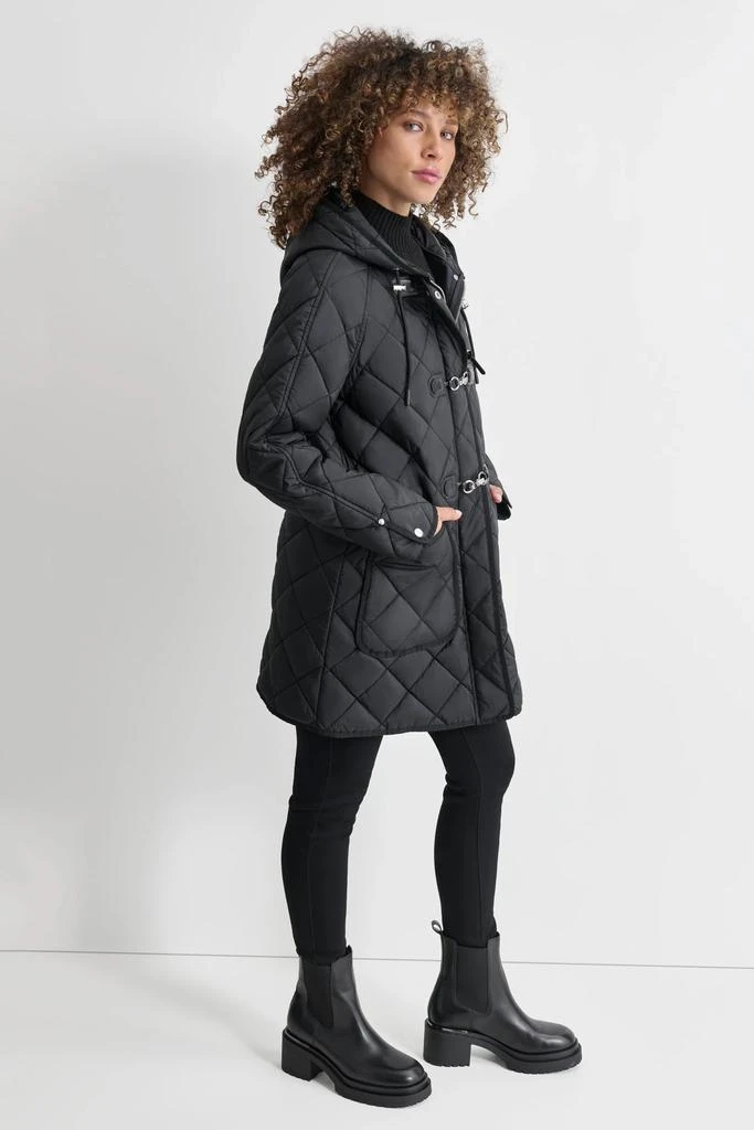 DKNY QUILTED COAT WITH TOGGLE 5