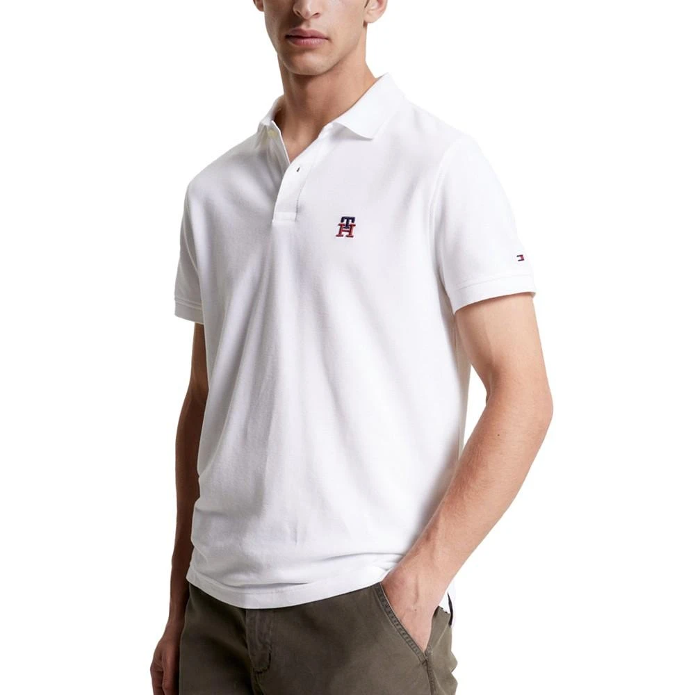 Tommy Hilfiger Classic Fit Short-Sleeve Bubble Stitch Polo Shirt