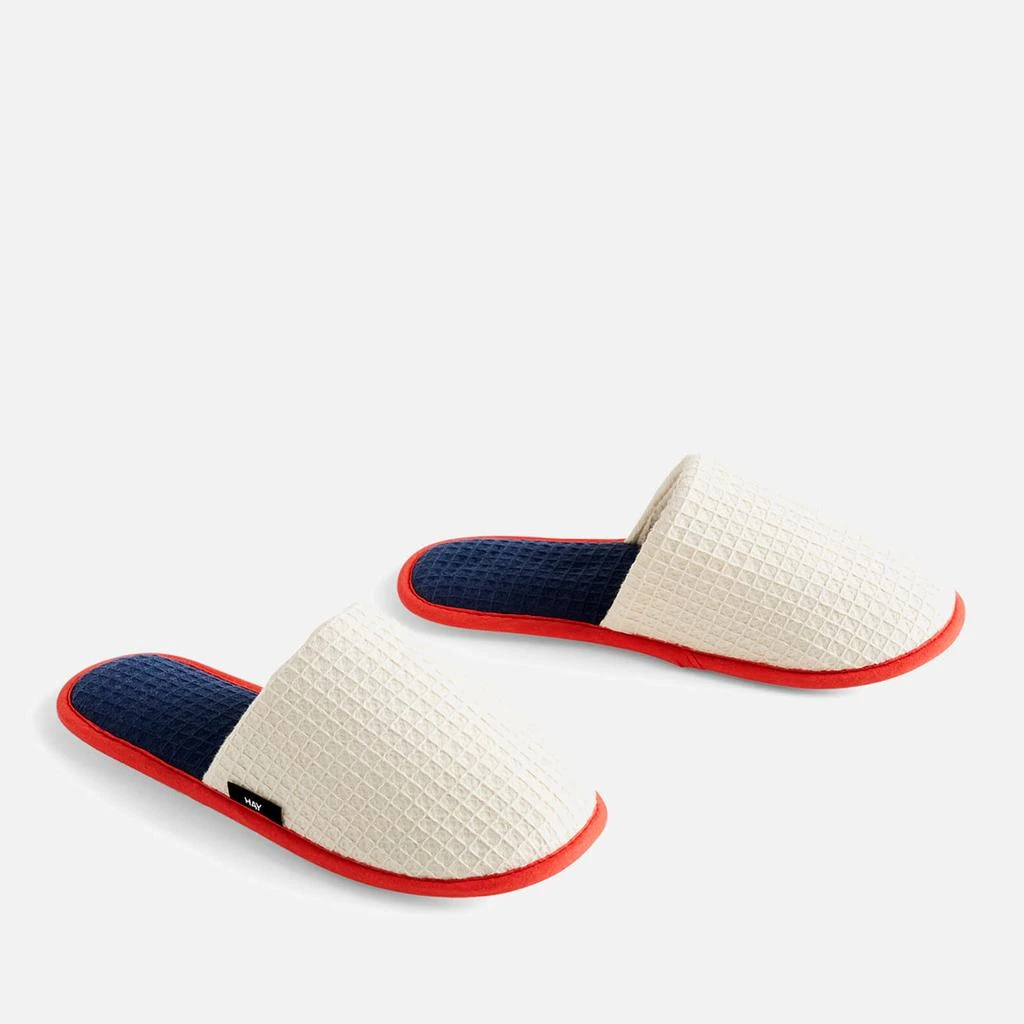 HAY HAY Waffle Slippers - Cream 1