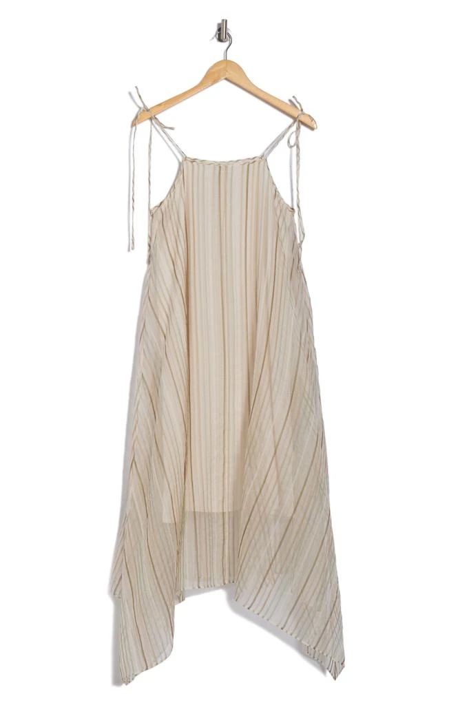 Joie Roisin Tie Strap Silk & Cotton Trapeze Dress 3